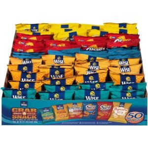 Wise Grab & Snack Assorted Snack Variety Pack. 37.5 Oz.. 50 Count