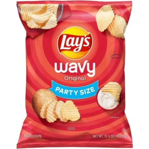Lay’s Wavy Original Potato Chips, Party Size!6 packs