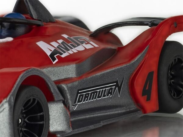 AFX Formula N #4 Red/Gray Mega G+ HO Slot Car
