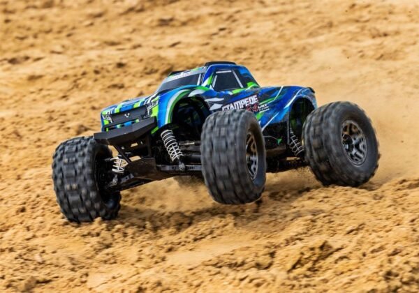 Traxxas Stampede 4X4 VXL Brushless RTR Monster Truck w/TSM & TQi with 3S LiPo Combo